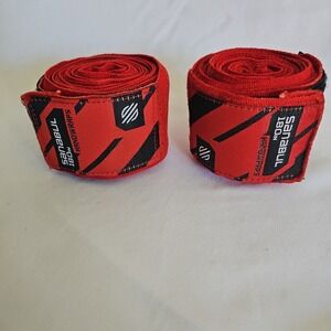 180in red hand wraps for boxing Sanabul